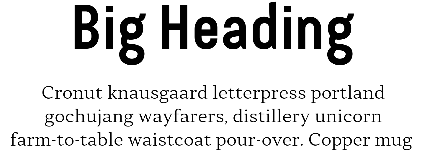 Contrast Pair Bond 4F SemiBold + Skema Pro Omni Light