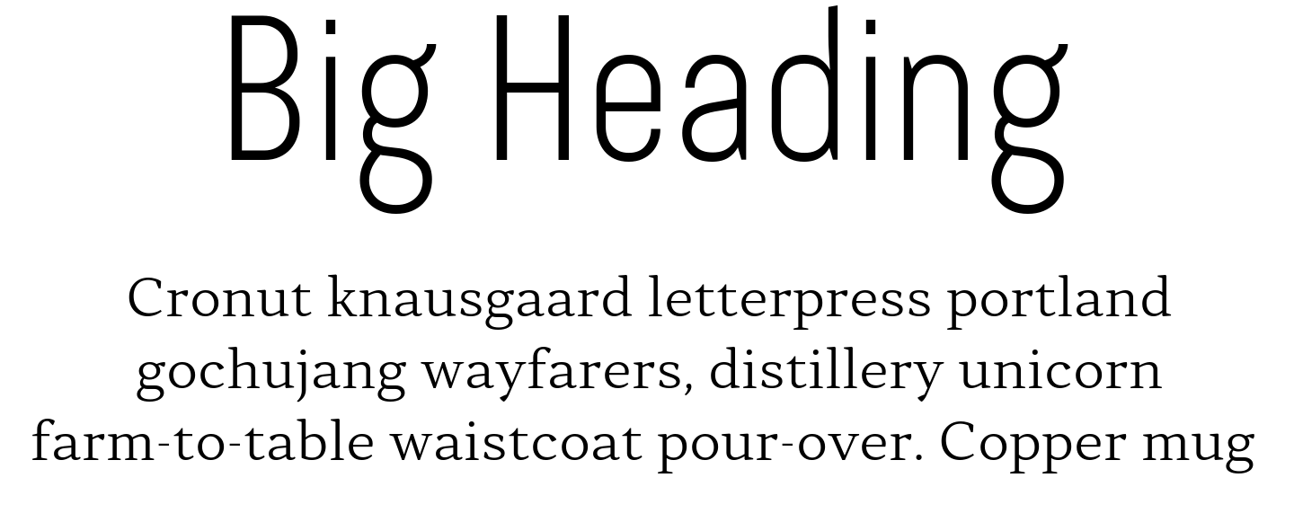 Contrast font pair Bond 4F UltraLight + Skema Pro Omni Light