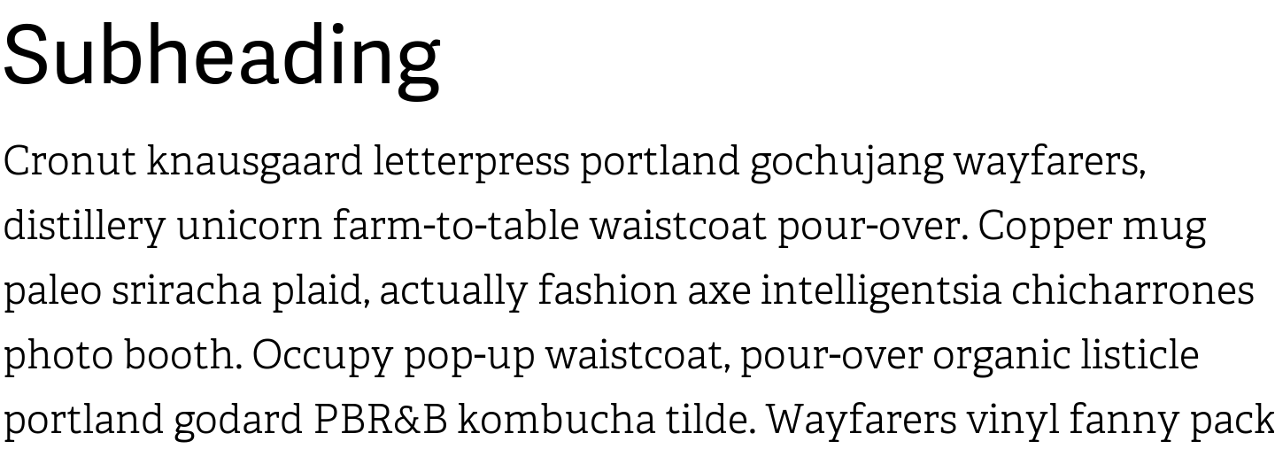 Paragraph font pair Adelle Sans CYR Regular + Adelle CYR Light