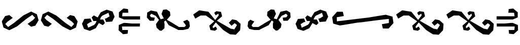 Text sample of font Alquitran Pro Ornament