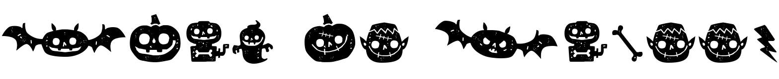 Text sample of font Hatter Display Pro Dingbat Dirt, 72px