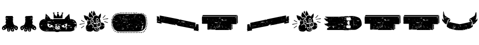 Text sample of font Ruba Style Dingbat Old 03