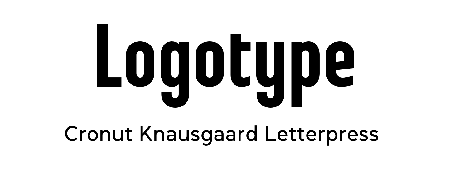 Logo font pair Steclo Extra Bold + Daikon Medium