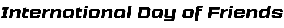 Text sample of font Tuerca Black Italic