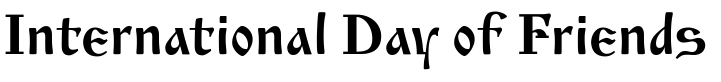 Sample of blocked russian font Izhitsa Regular