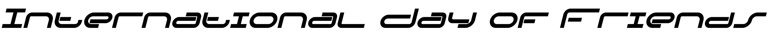 Sample of blocked russian font DJ Parade Bold Oblique, 72px