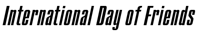 Sample of blocked russian font Compakt Oblique