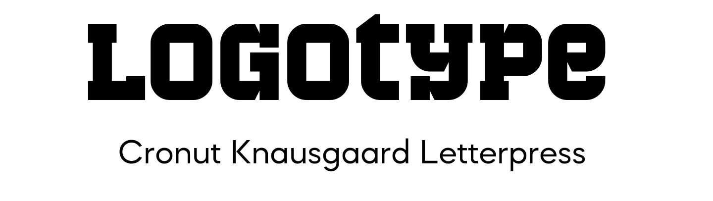 Logo font pair Bladi One Slab 4F Bold + Mazzard M Regular