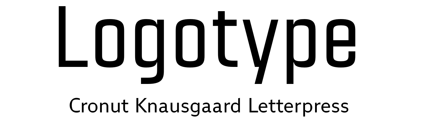 Logo font pair Citadina Medium + Mars Type Regular