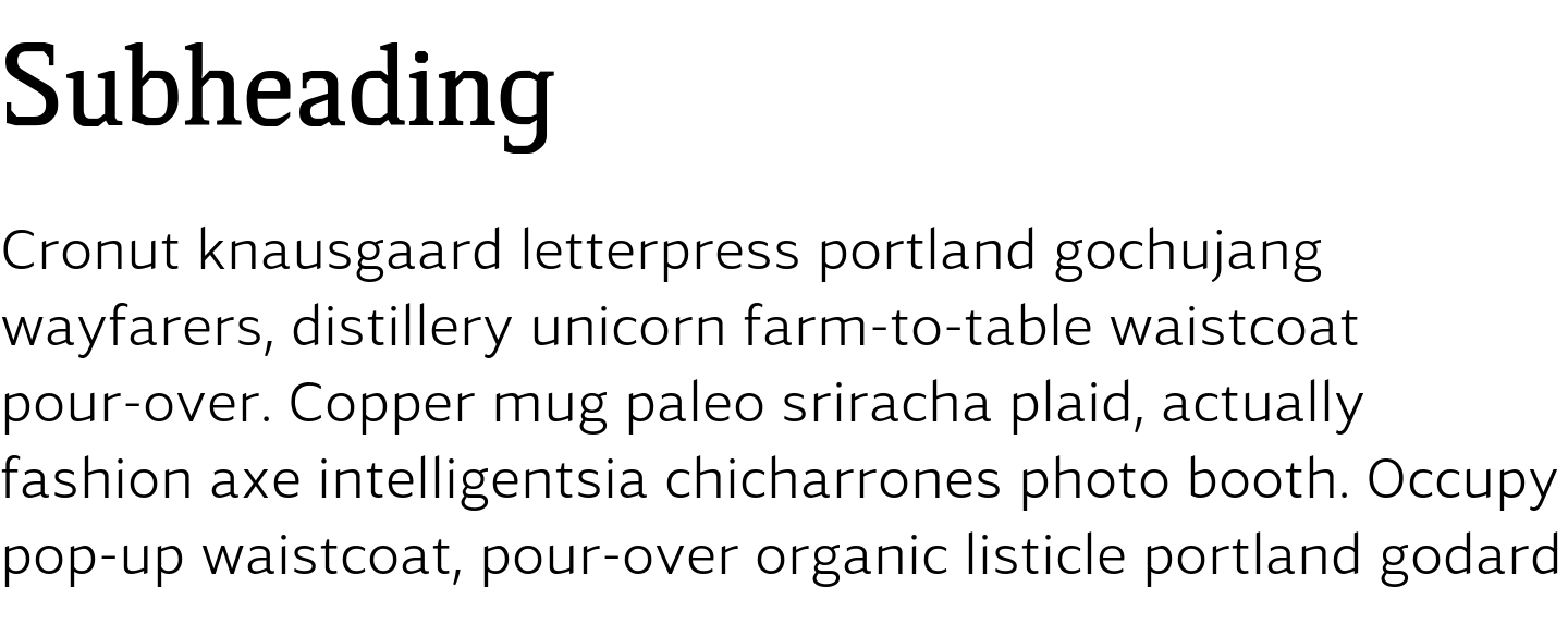 Paragraph font pair Thalweg Medium + Accia Sans Light