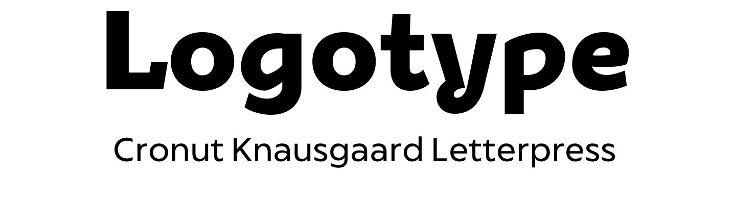 Logo font pair Aleksa Extra Bold + Captura Now Regular