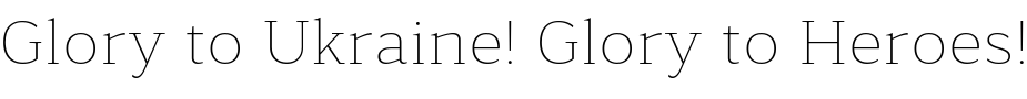 Text sample of Ukrainian font Accia Forte Thin