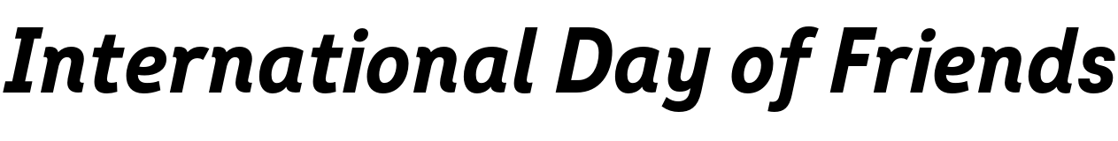 Text sample of font Intro Cond Bold Italic, 72px