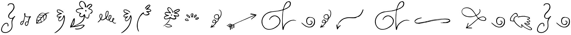 Text sample of font Madelyn Doodles