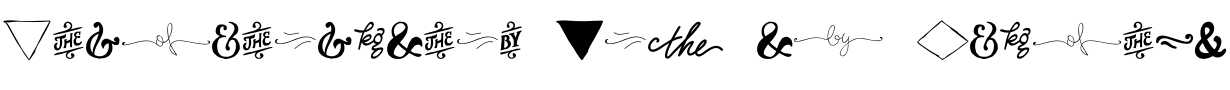 Text sample of font Sensa Goodies Words Shapes