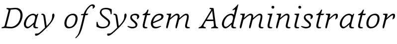 Text sample of Ukrainian font Quietism Text Light Italic