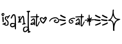 Text sample of Ukrainian font Milky River Cyrillic Symbols