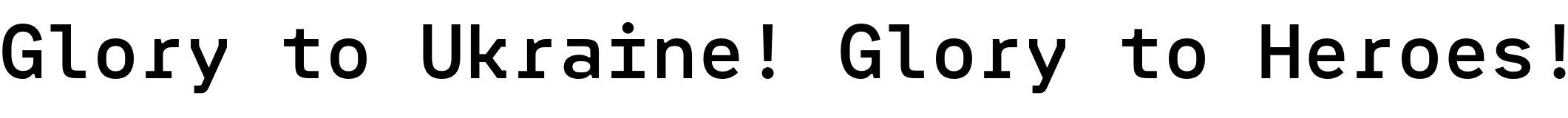 Text sample of Ukrainian font Nomenclatur Mono Medium