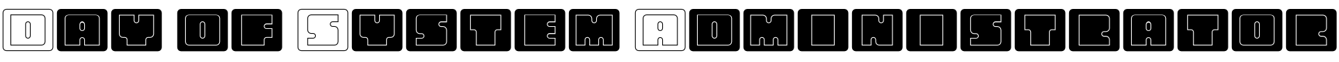 Text sample of font Oboe Outline Framed