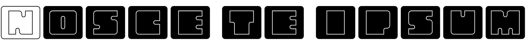 Text sample of font Oboe Outline Framed