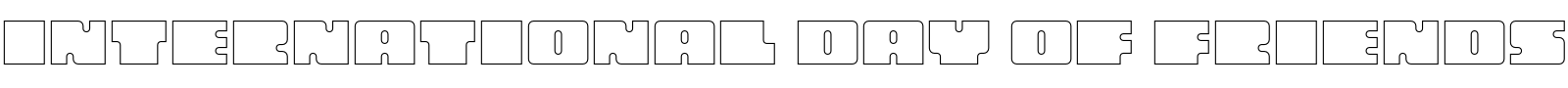 Text sample of font Oboe Outline Wide