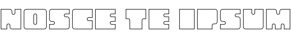 Text sample of font Oboe Outline