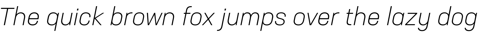 Text sample of font Neusa Next Pro Light Italic