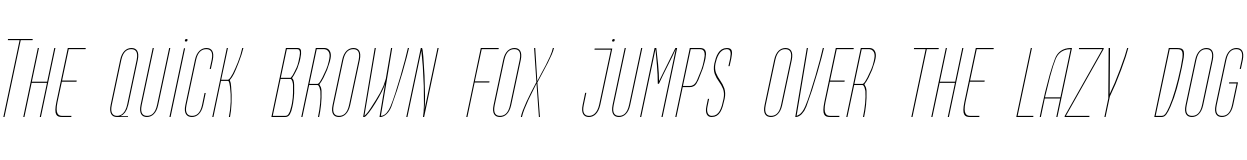 Text sample of font Hleba Soli Ziamli Voli Thin Italic, 72px