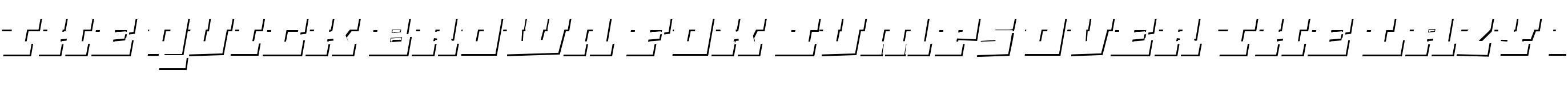 Text sample of font Spike Bot Shadow Italic, 72px