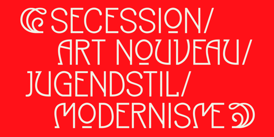 2 of 10 font specimen Bristol Nouveau