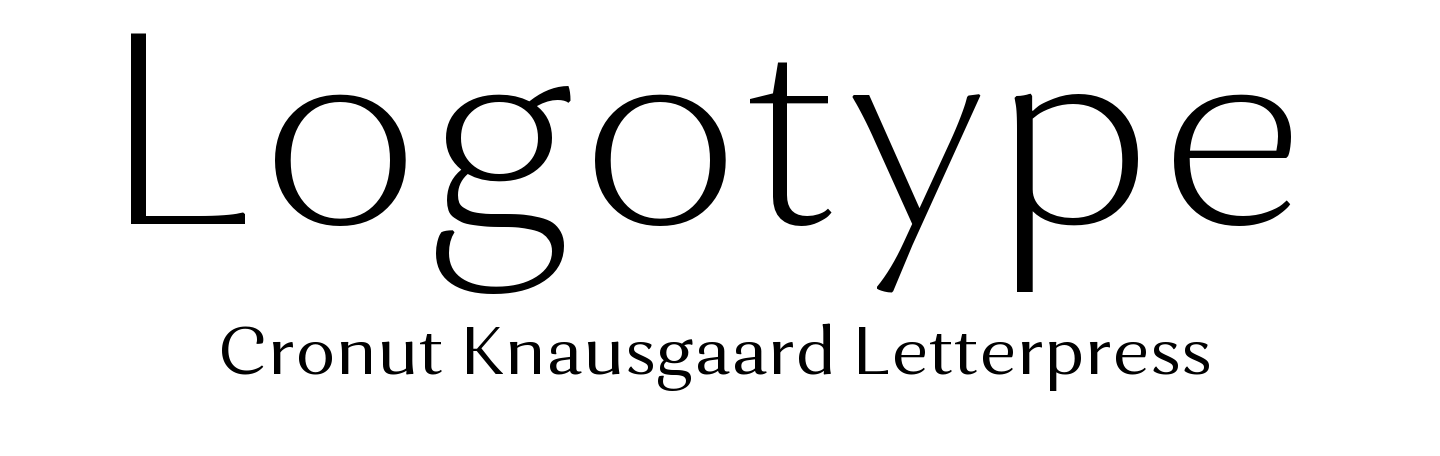 Logo font pair Orchidea Pro Extra Light + Orchidea Pro Regular