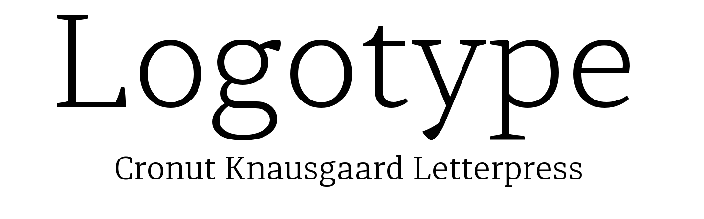 Logo font pair Skema Pro News Extra Light + Diaria Pro Light