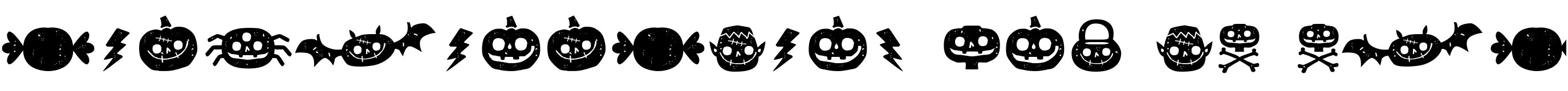 Text sample of font Hatter Display Pro Dingbat Dirt, 72px