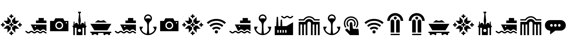 Text sample of Ukrainian font Mariupol Symbols, 72px