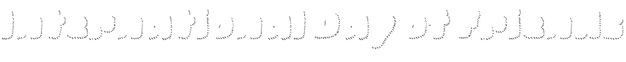 Text sample of font La Mona Pro Shadow Hand Line