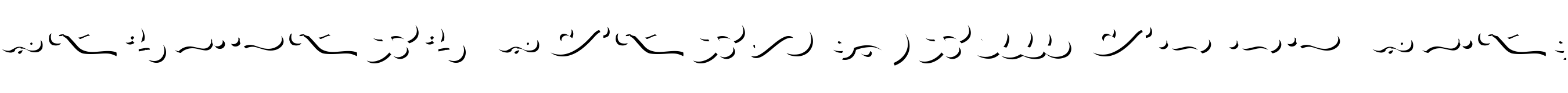 Text sample of font La Mona Pro Ornament Shadow, 72px