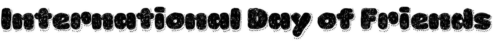 Text sample of font La Mona Pro Hand With Shadow Line, 72px