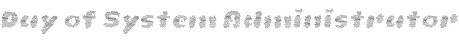 Text sample of font La Mona Pro Layer Two Italic