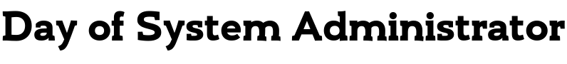 Text sample of font UMBA Slab Bold