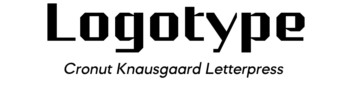 Logo font pair Robotesqa 4F Light + Mazzard M Medium Italic